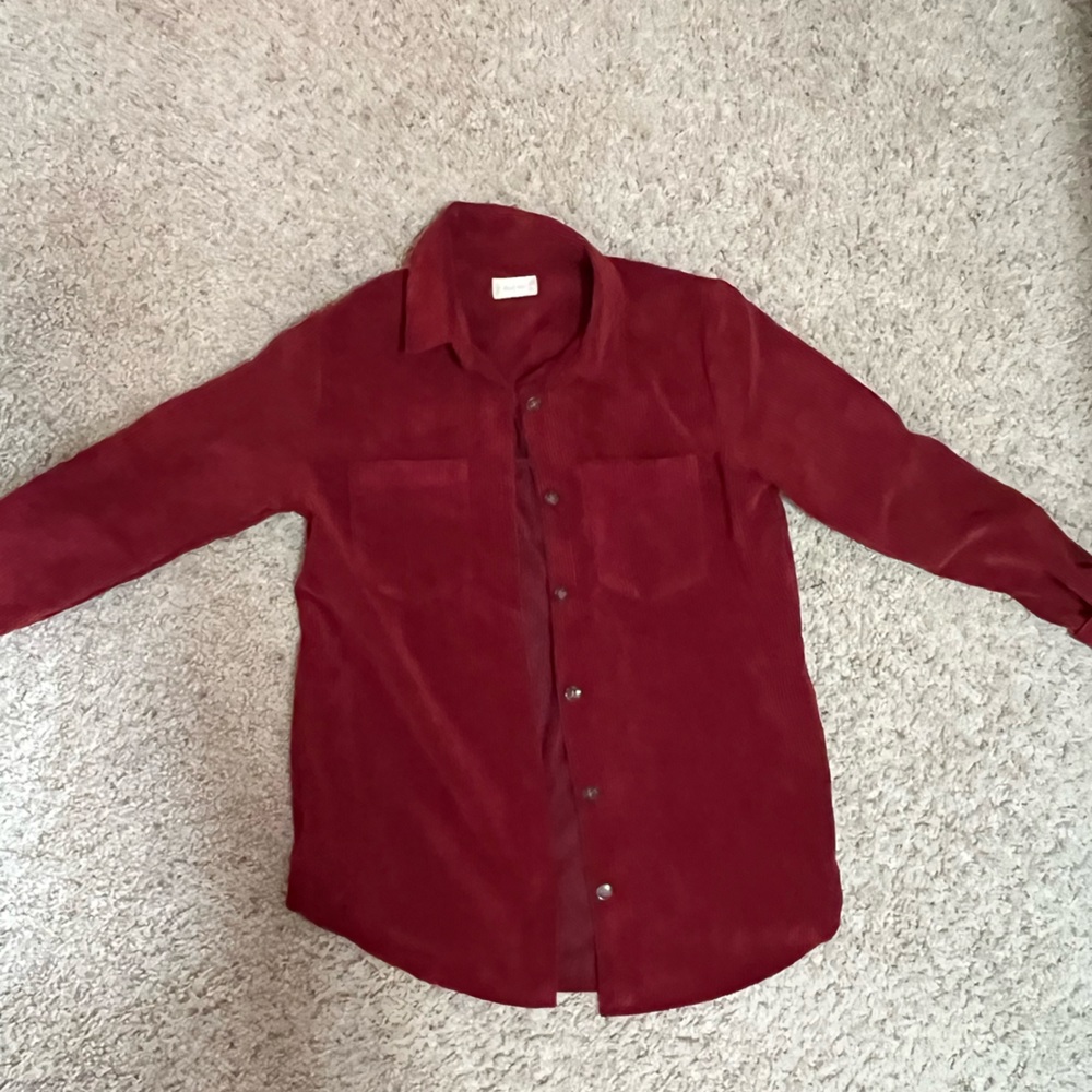 Altered state red rubber jacket/blazer